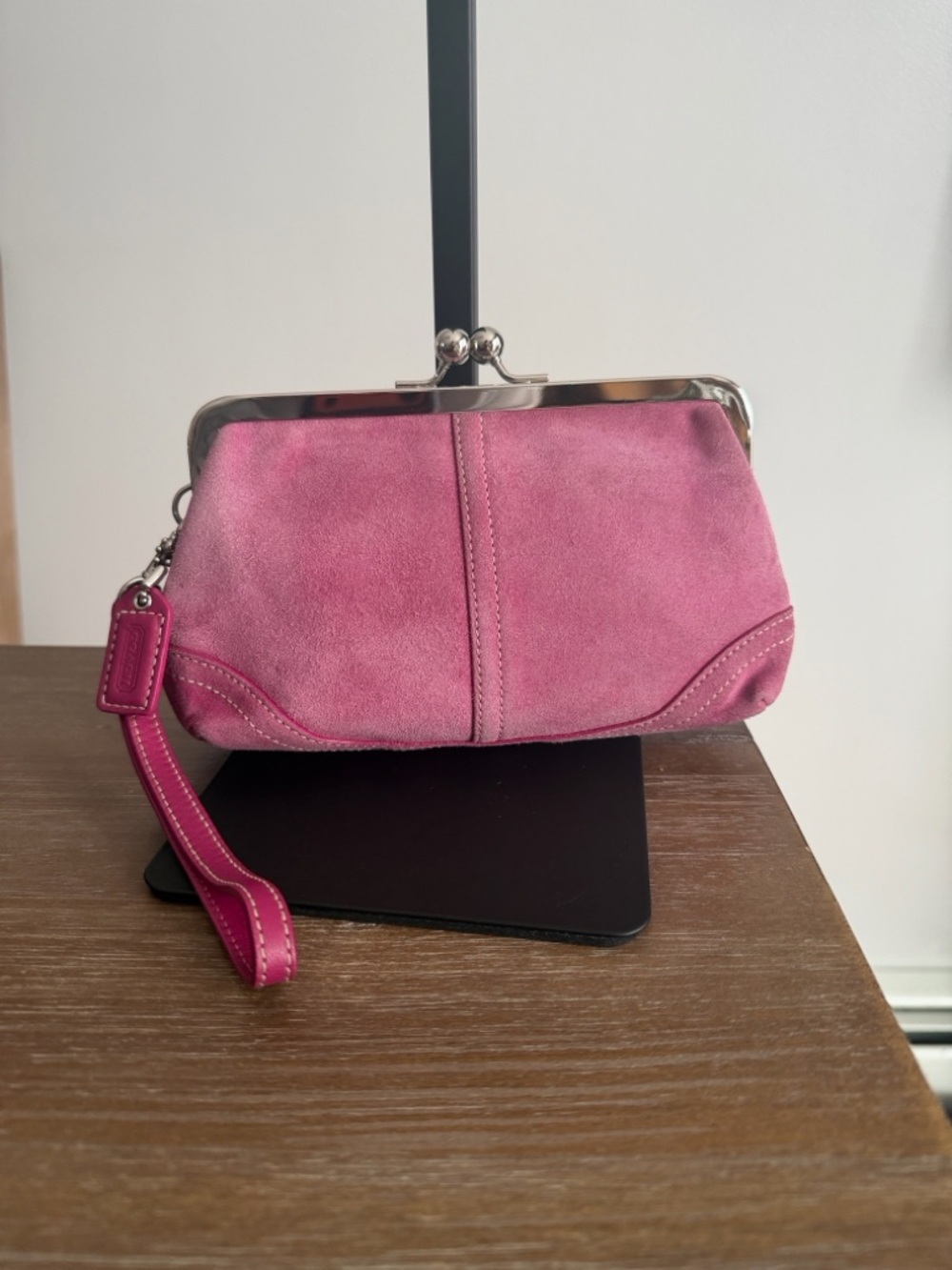 Coach Vintage Suede Kisslock - Picture 2 of 6
